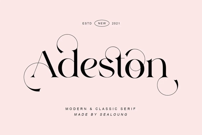 Adeston Serif Font