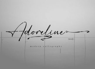 Adoreline Handwritten Font