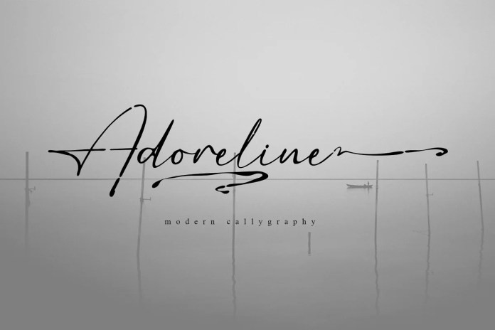 Adoreline Handwritten Font