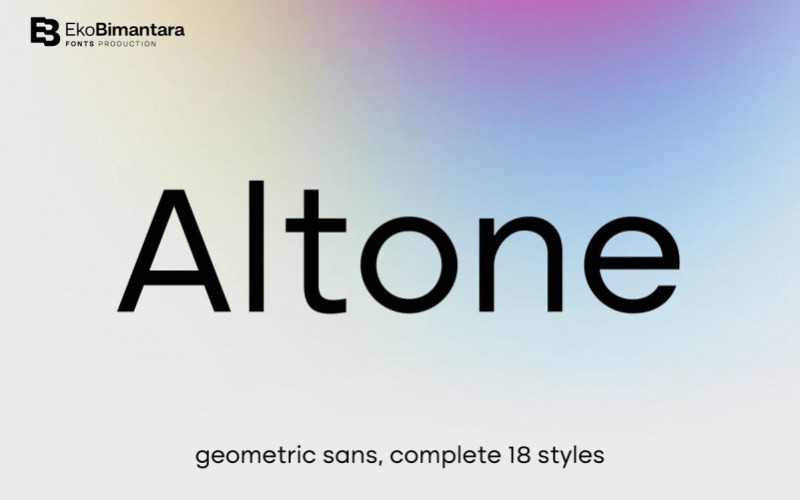 Altone Sans Serif Font