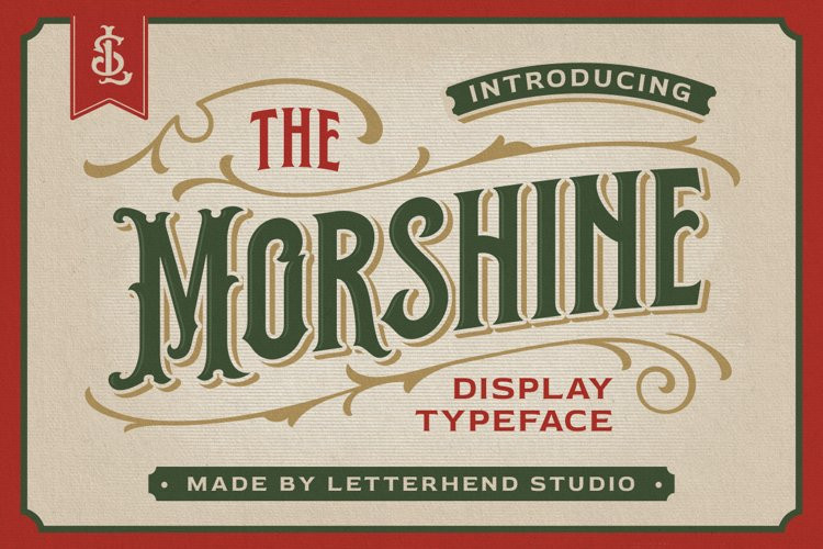 The Morshine Display Font