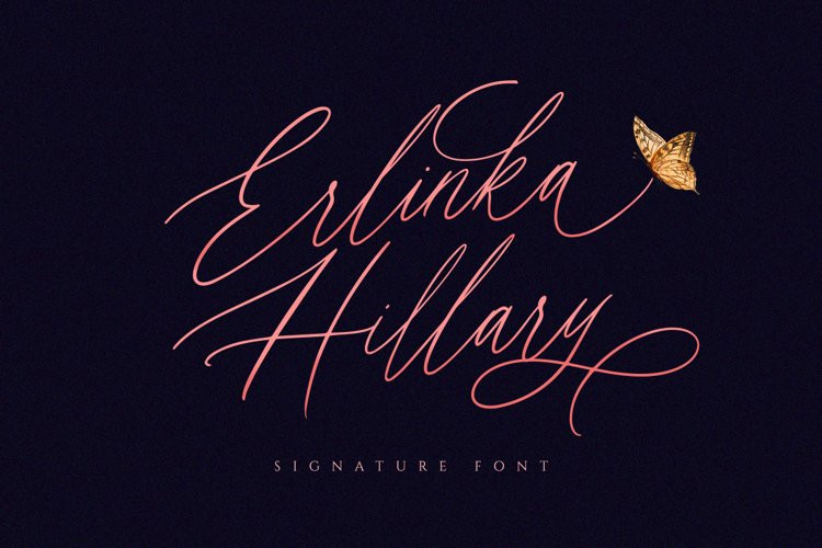 Erlinka Hillary Script Font