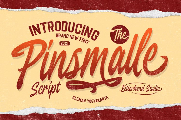 Pinsmalle Script Font