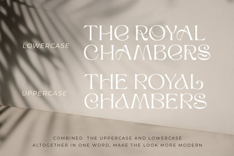 The Royal Chambers Display Font