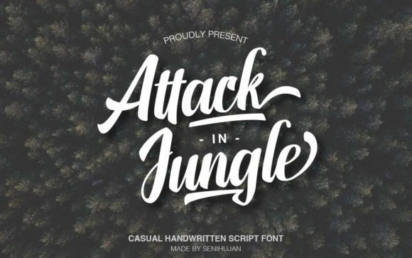 Attack in Jungle Font