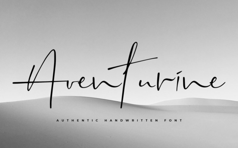 Aventurine Handwritten Font