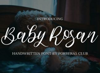 Baby Roshan Calligraphy Font