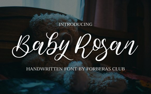 Baby Roshan Calligraphy Font