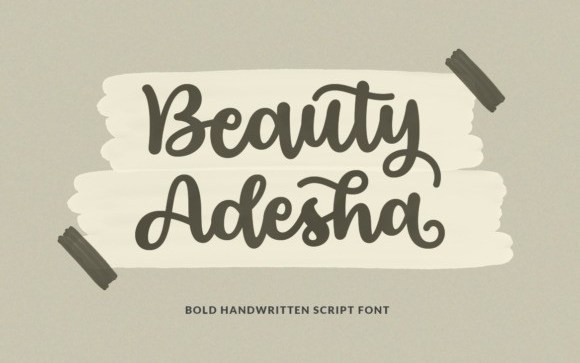 Beauty Adesha Script Font