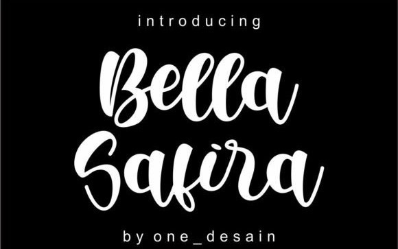 Bella Safira Script Font