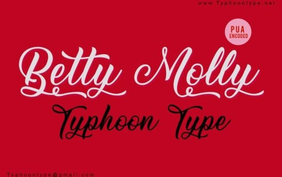 molly script font free