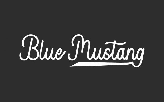 Blue Mustang Script Font