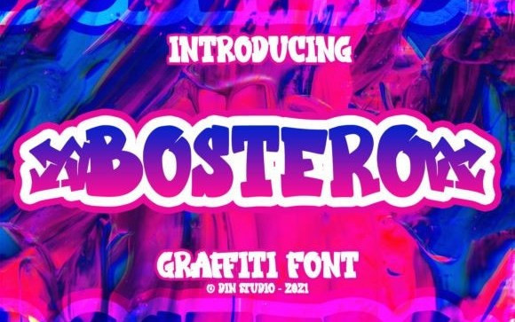 Bostero Display Font