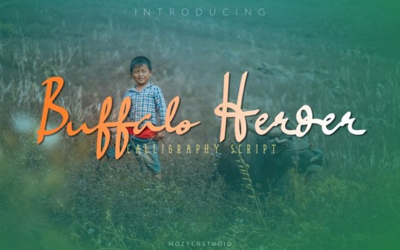 Buffalo Herder Script Font