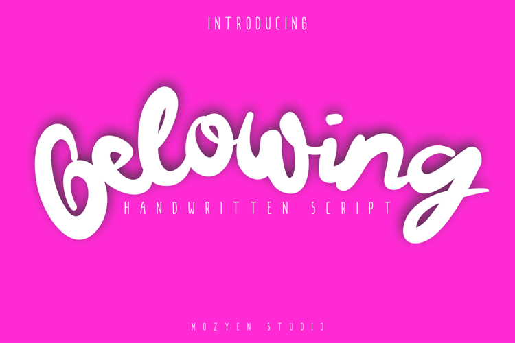 Gelowing Script Font