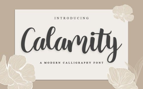 Calamity Script Font