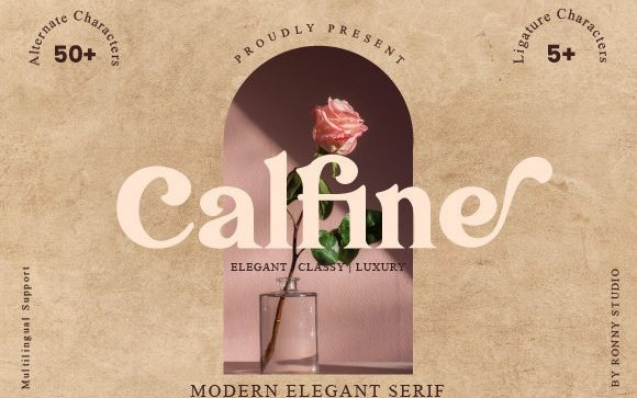 Calfine Serif Typeface