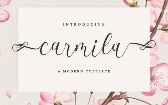 Carmila Script Font