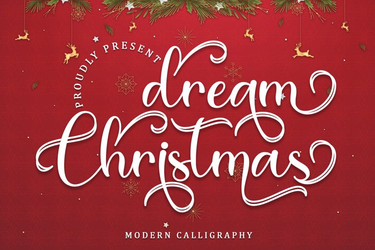 Dream Christmas Calligraphy Font