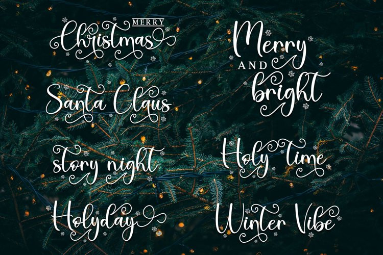 Thanks Christmas Script Font