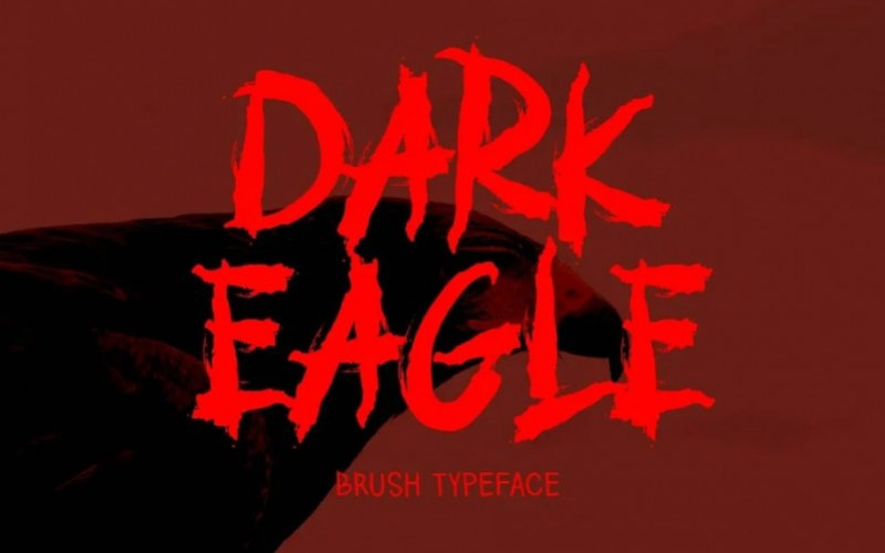 EAGLE DARK Brush Font