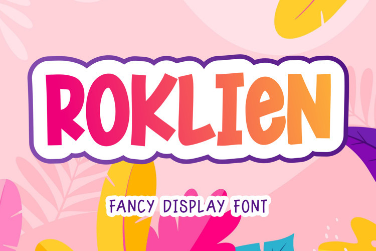 Roklien Display Font