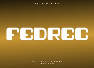 Fedrec Display Font