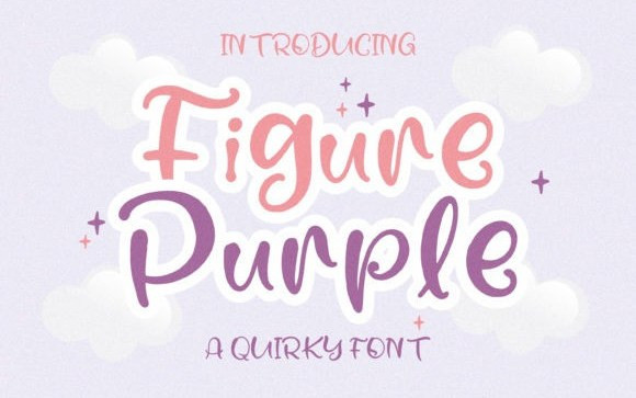 Figure Purple Script Font