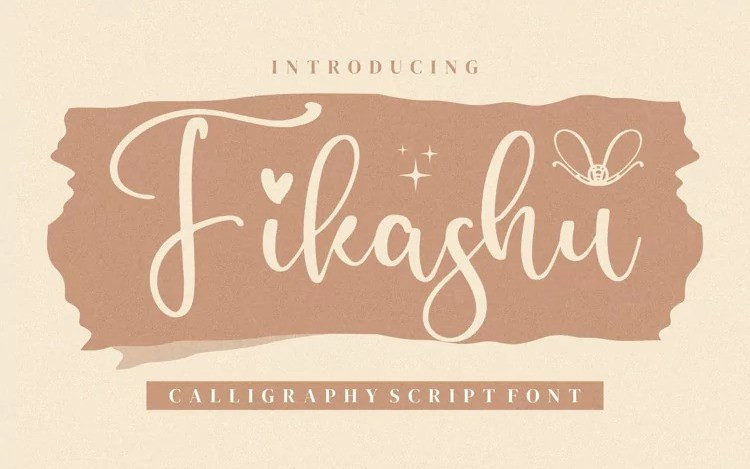 Fikashu Calligraphy Font