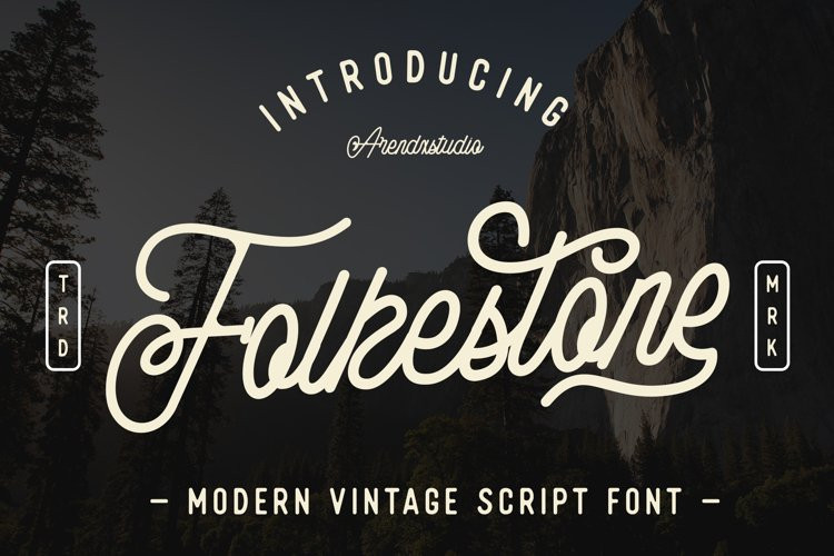 Folkestone Script Font