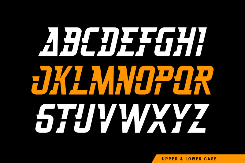 Thunderspeed Display Font