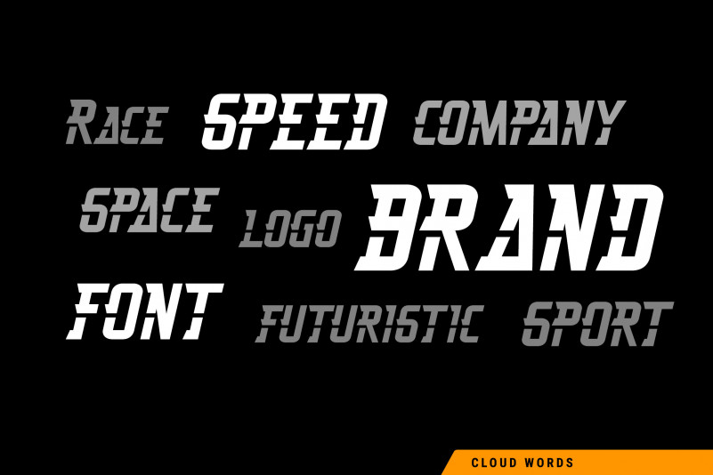 Thunderspeed Display Font