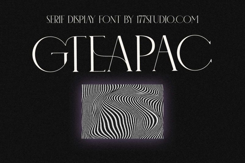 GTEAPAC Serif Font