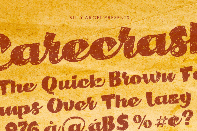 Carecrash Script Font