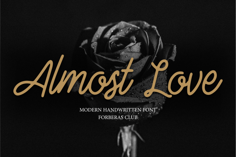 Almost Love Script Font