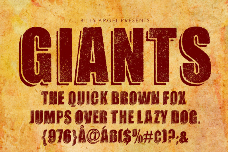 Giants Display Font