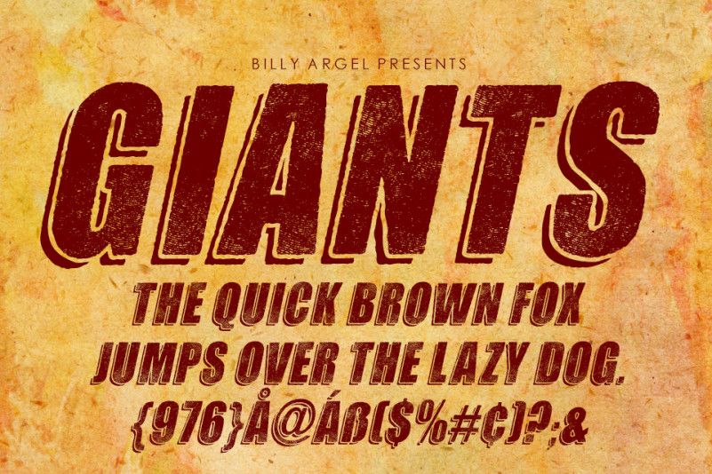 Giants Display Font