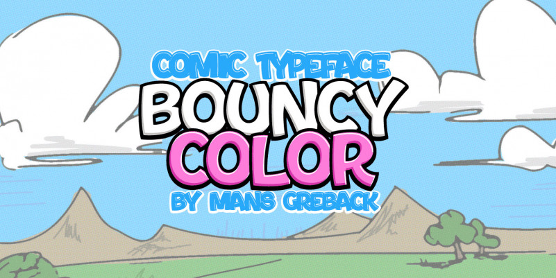 Bouncy Pink Display Font