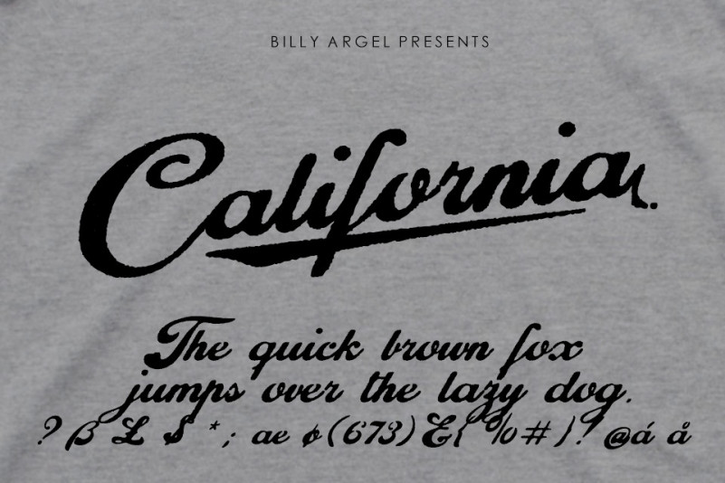 California Script Typeface