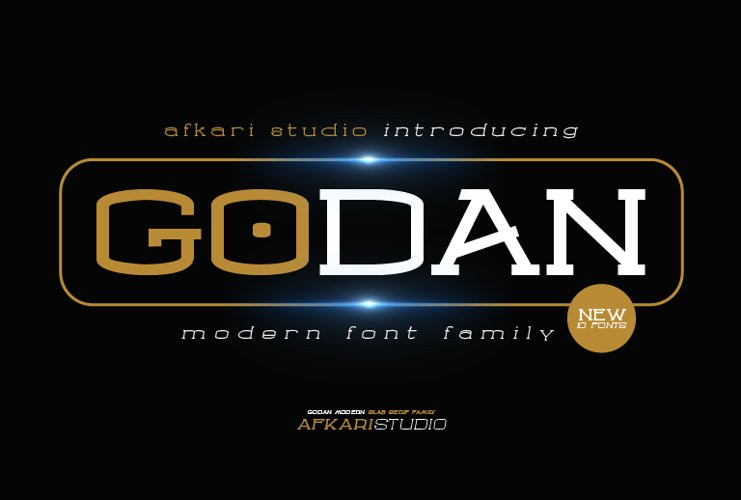 Godan Display Font