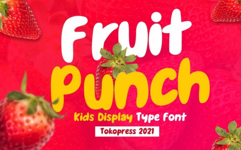 Fruit Punch Display Font