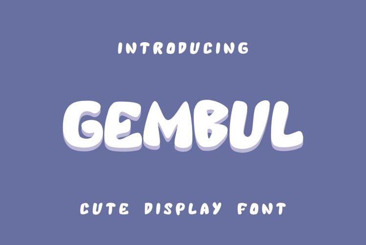 GEMBUL Display Font