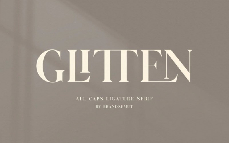 Glitten Serif Font