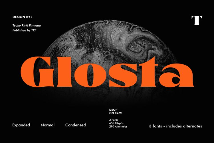 Glosta Serif Font