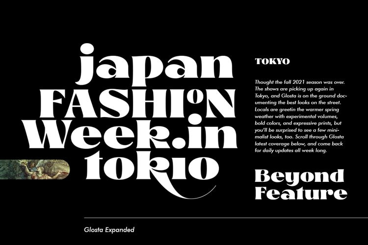 Glosta Serif Font