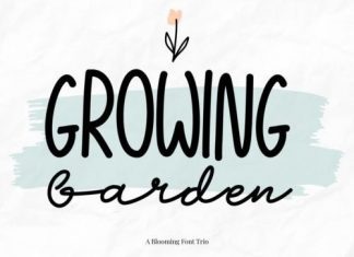Growing Garden Handwritten Font