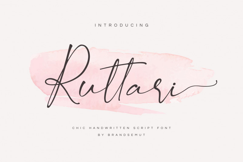 Ruttari Script Font