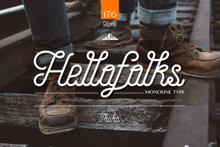 Hellofolks Script Font