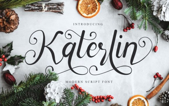 Katerlin Calligraphy Font