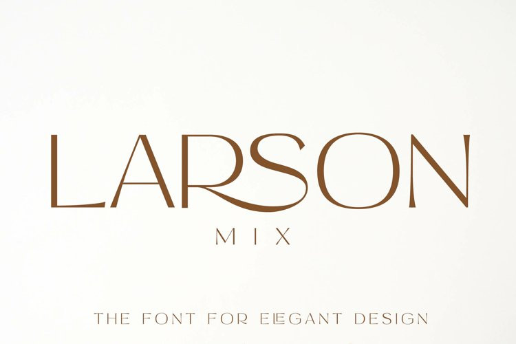 Larson Mix Sans Serif Font